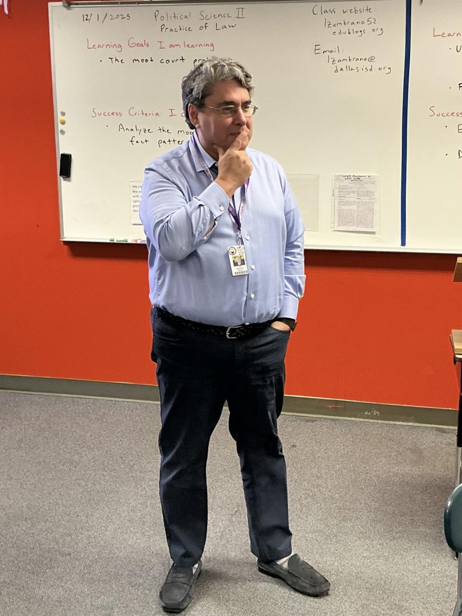 Mr. Zambrano partaking in his usual ruminations. 