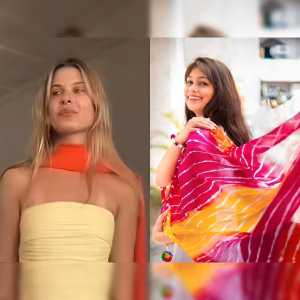 Indian dupatta rebranded as a "Scandinavian scarf"
